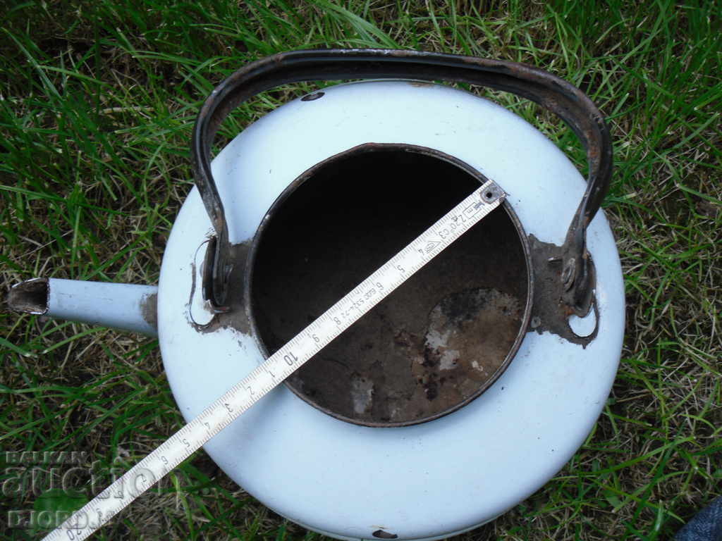 Auction Old enamel teapot Auction Old enamel teapot