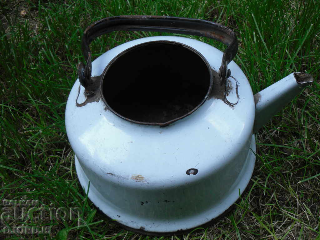 Old enamel teapot - 5 Old enamel teapot - 5