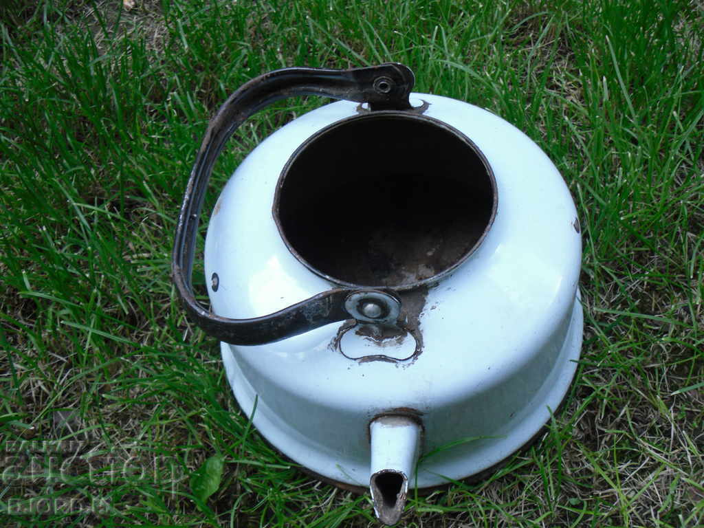 Old enamel teapot - 6 Old enamel teapot - 6