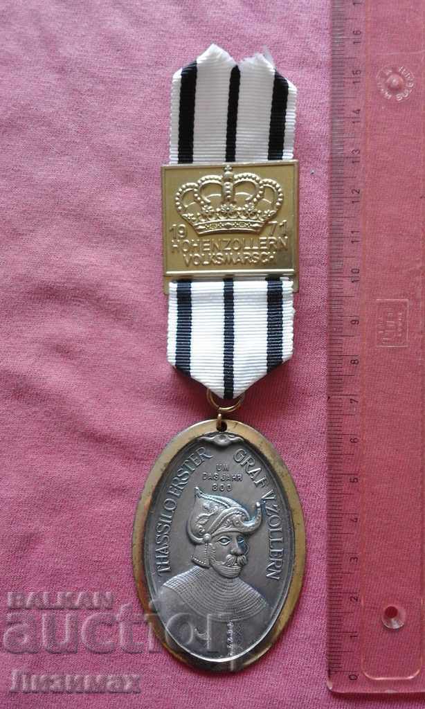 σπάνιο μετάλλιο, παραγγελία - Thassiloerster Graf V.Zolern