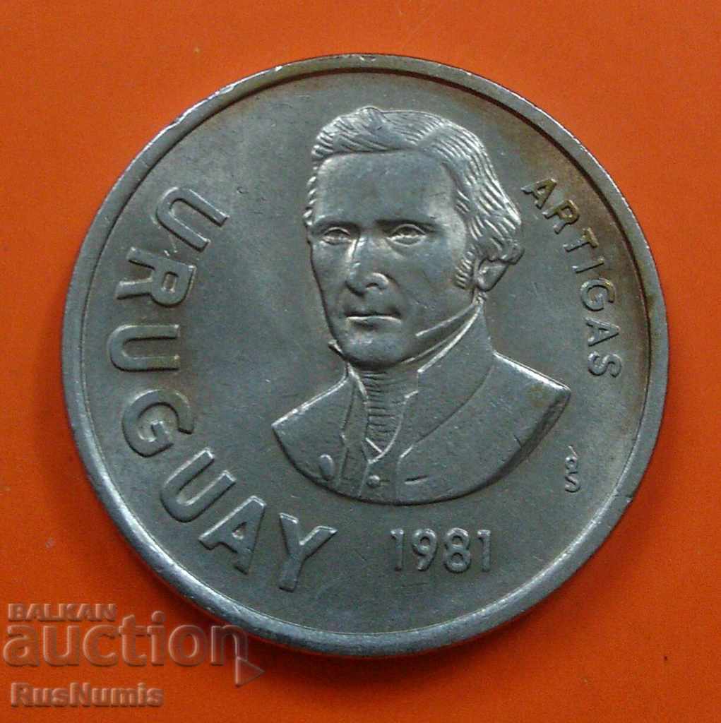 Uruguay. 10 peso 1981 with price 3.00 BGN | € 1.53 Uruguay. 10 peso 1981 with price 3.00 BGN | € 1.53