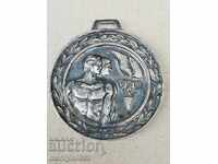 PLACHETĂ cu placare argintie Locul 2 medalie - RPR