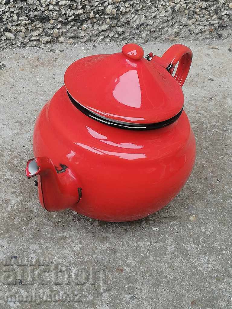 Delivery of Enamel teapot, enamel bowl