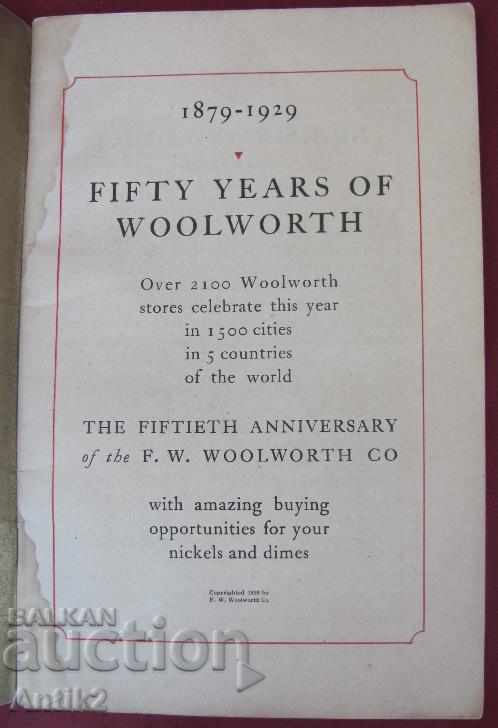 1929 Advertisements of WOOLWORTH Stores with price 54.00 BGN | € 27.61 1929 Advertisements of WOOLWORTH Stores with price 54.00 BGN | € 27.61