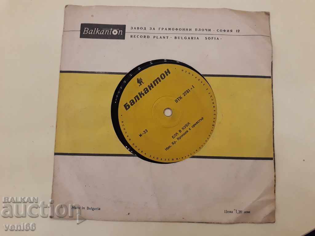 VTK 2731 Hr. Krondev with price 1.00 BGN | € 0.51 VTK 2731 Hr. Krondev with price 1.00 BGN | € 0.51