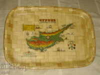 Поднос рисуван Кипър