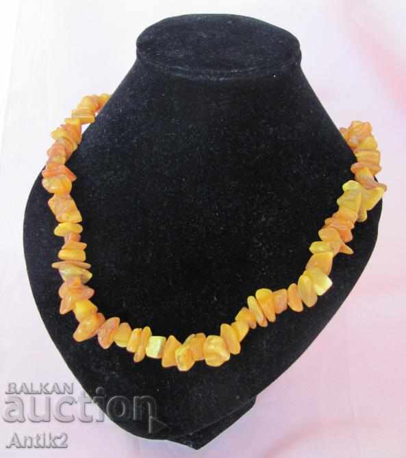 Old Necklace Necked Natural Amber