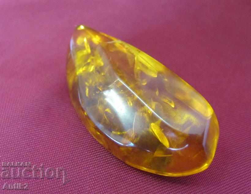 Old Ladies Amber Brooch - 5 Old Ladies Amber Brooch - 5