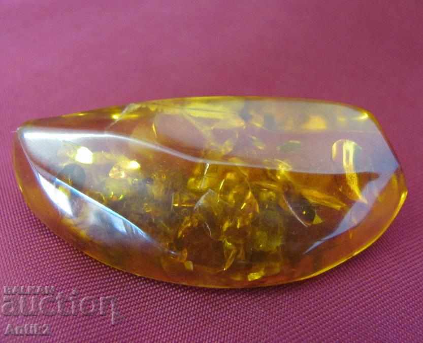 Old Ladies Amber Brooch - 7 Old Ladies Amber Brooch - 7