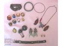 From the 30s to the 60s Ladies' Jewelry bracelets, rings, earrings