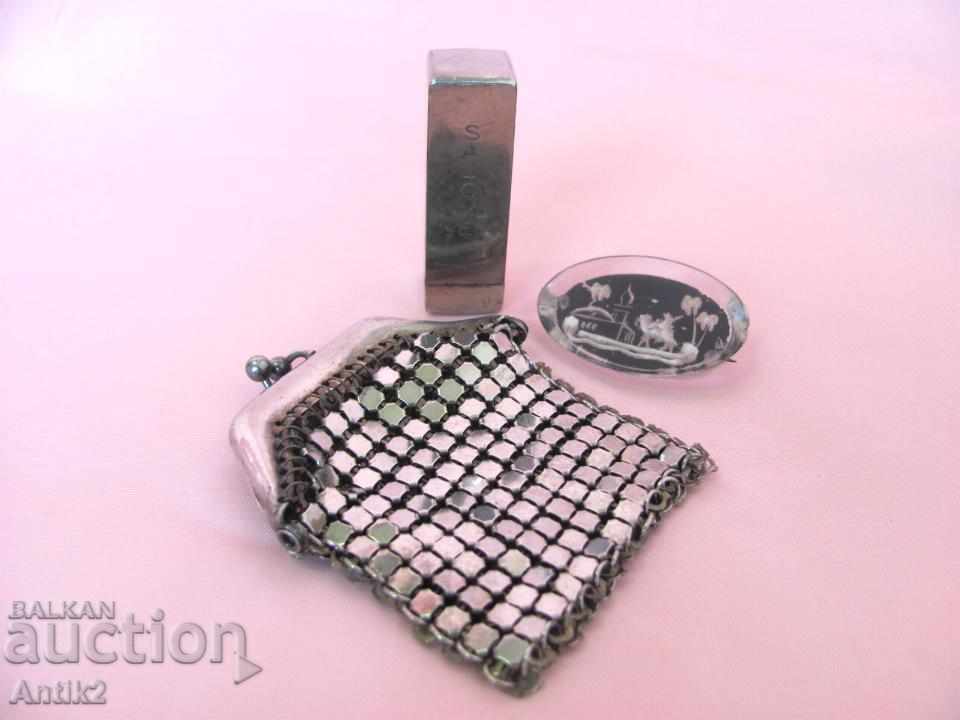 50 Ladies Lot Brooch, Mini Bag and Lipstick SALOME with price 54.00 BGN | € 27.61 50 Ladies Lot Brooch, Mini Bag and Lipstick SALOME with price 54.00 BGN | € 27.61