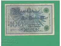Germany 100 marks 1908 green stamp - 66