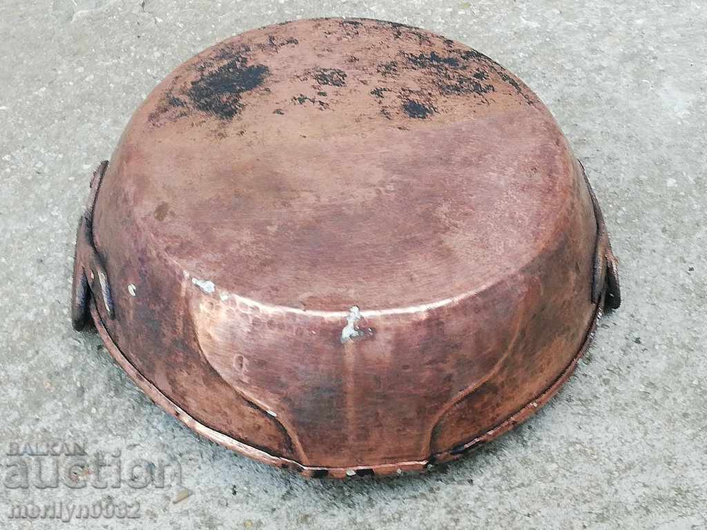 Copper pan, copper vessel, copper, saucer, honey, frying pan, tas mi with price 159.00 BGN | € 81.30
