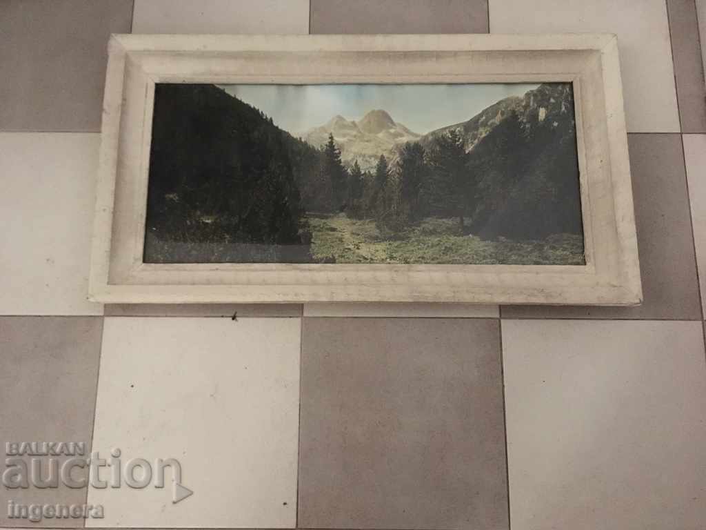 ФОТОКАРТИНА РЪЧНО ОЦВЕТЕНА МАСИВНА РАМКА СТЪКЛО ЮБИЛЕЙ ФОТОКАРТИНА РЪЧНО ОЦВЕТЕНА МАСИВНА РАМКА СТЪКЛО ЮБИЛЕЙ