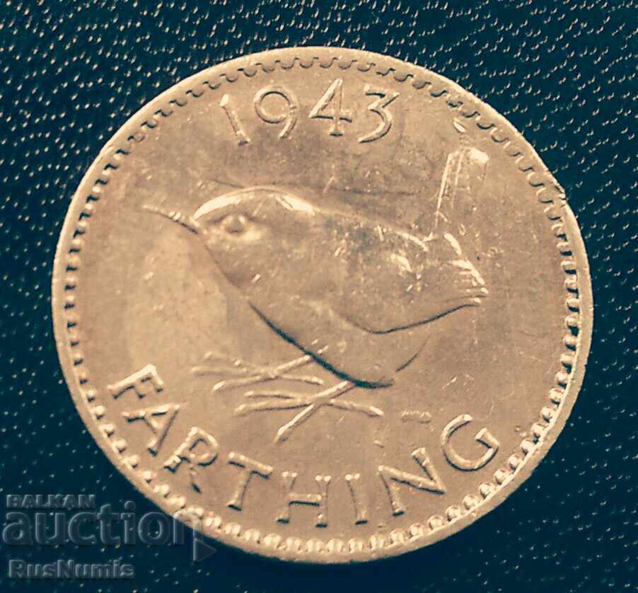 Great Britain. 1 Forthing 1943