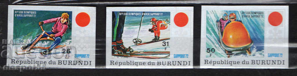 1972. Μπουρούντι. Χειμερινοί Ολυμπιακοί Αγώνες - Σαπόρο, Ιαπωνία.