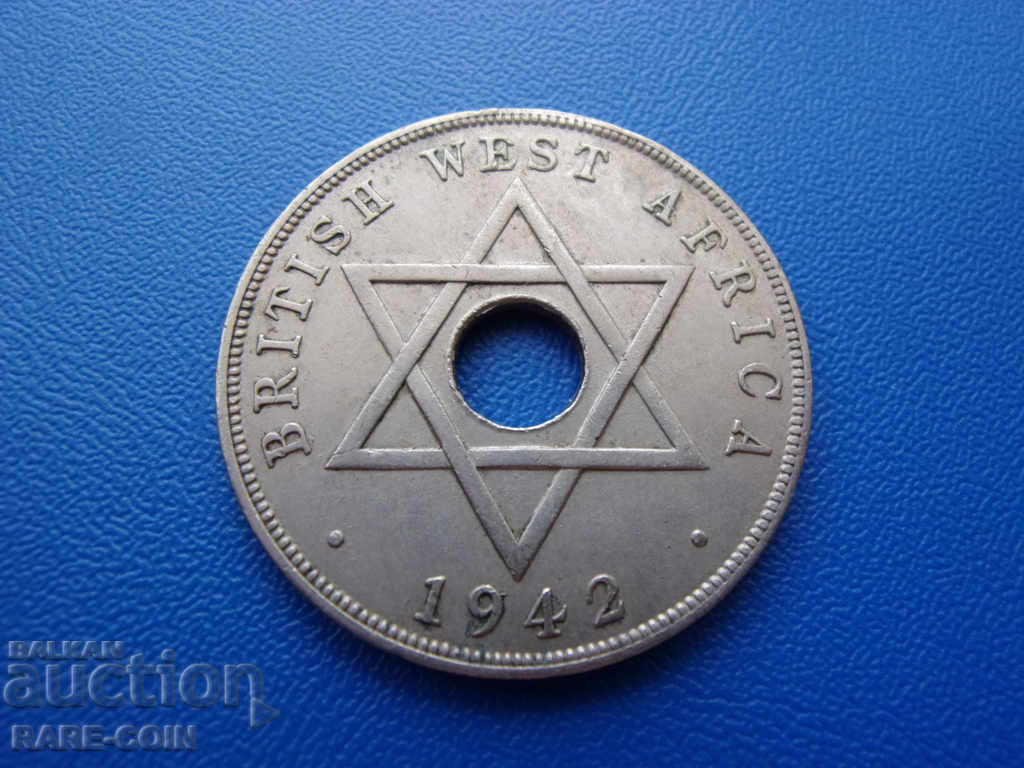 III (97) British West Africa 1 Penny 1942