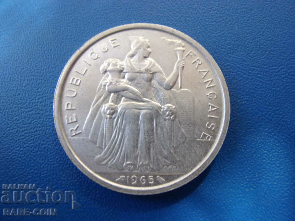 III (135) Polinezia 5 Franci 1965 cu preț € 5.11 | 9.99 BGN