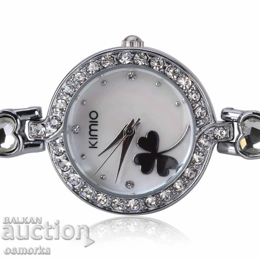 KIMIO beautiful ladies watch with white pebbles and bloom style - 6 KIMIO beautiful ladies watch with white pebbles and bloom style - 6