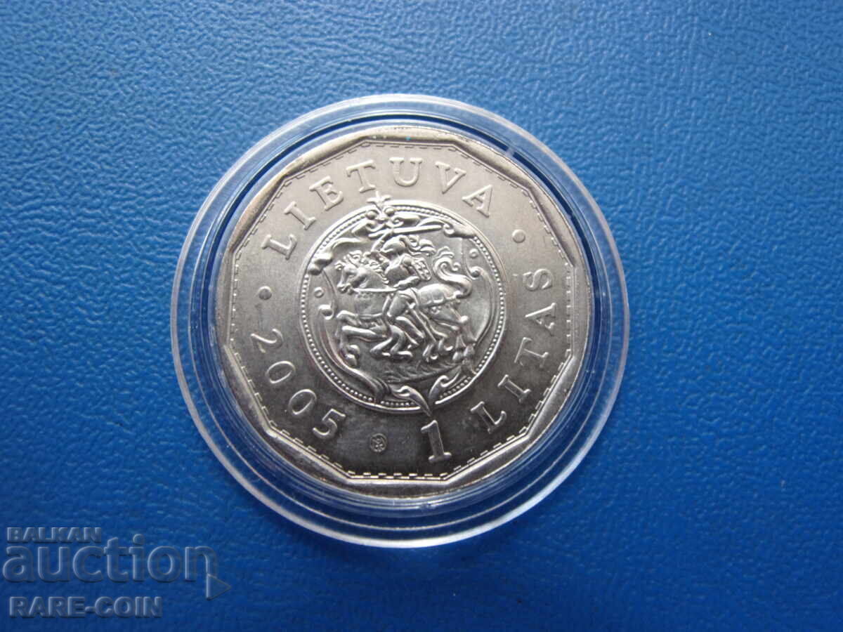 III (191) Λιθουανία 1 Litas 2005 UNC με τιμή € 20.00 | 39.12 BGN