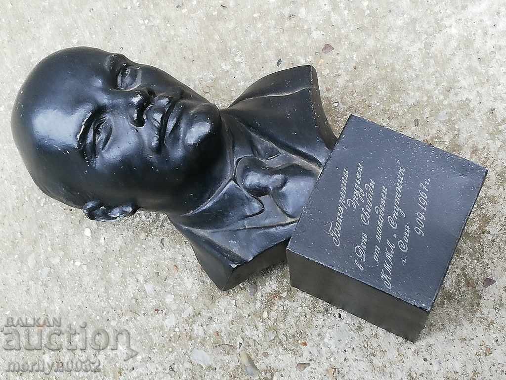 Aluminum bust of Lenin, figure, sculpture, statuette - 5 Aluminum bust of Lenin, figure, sculpture, statuette - 5