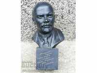 Bust din aluminiu al lui Lenin, figură, sculptură, statuetă