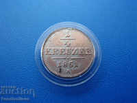 Austerlitz ¼ Kreuzer 1851 A Rare