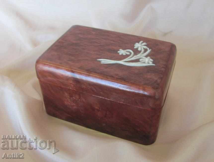 Old Wooden Jewelery Box with price 90.00 BGN | € 46.02 Old Wooden Jewelery Box with price 90.00 BGN | € 46.02