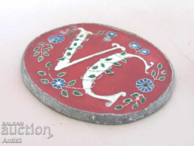 Auction Old toilet toilet sign, enamel on tsam Auction Old toilet toilet sign, enamel on tsam