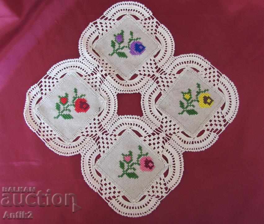 Old 2 pieces of hand-embroidered Caretta with price 12.00 BGN | € 6.14 Old 2 pieces of hand-embroidered Caretta with price 12.00 BGN | € 6.14