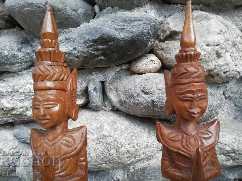 Old wooden sculptures. with price 75.00 BGN | € 38.35