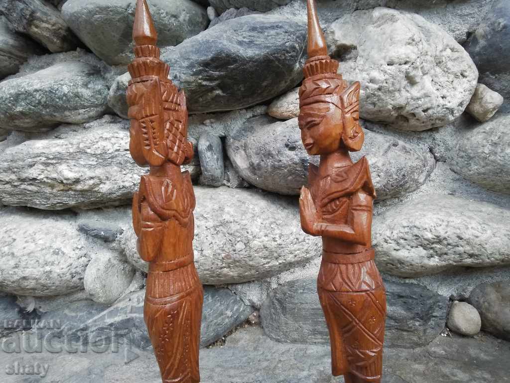 Old wooden sculptures. - 5