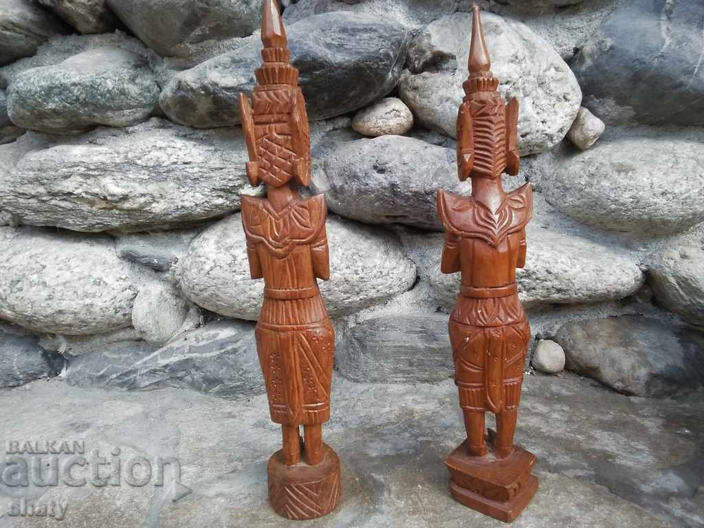 Old wooden sculptures. - 6