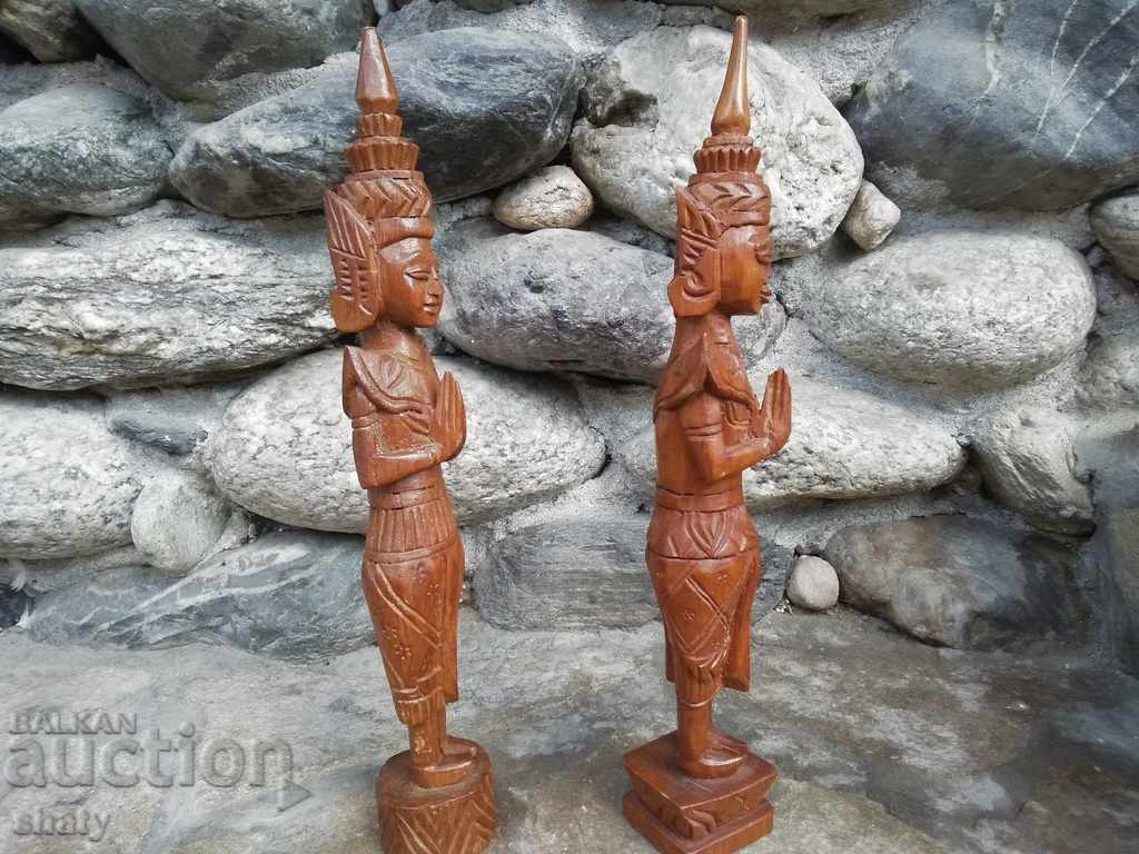 Old wooden sculptures. - 7