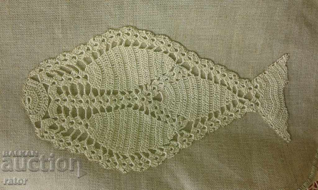 On one hook - square, tablecloth, runner, doily - 7 pieces - 6