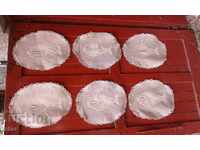 Pe un cârlig - șervețel, față de masă, traversă, mileu - 7 bucăți