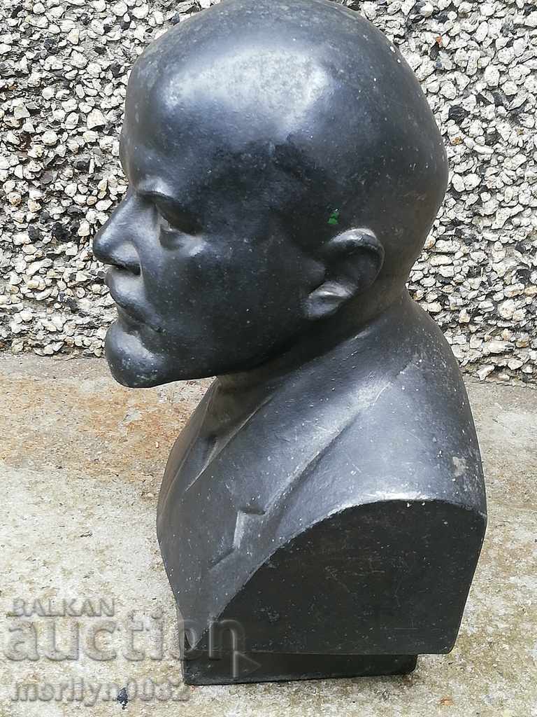 Aluminum bust of Lenin, figure, sculpture, statuette with price 245.00 BGN | € 125.27