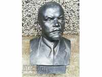 Bust din aluminiu al lui Lenin, figură, sculptură, statuetă