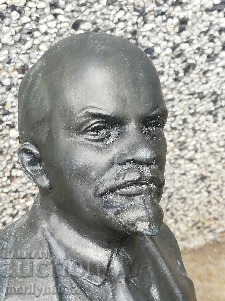 Aluminum bust of Lenin, figure, sculpture, statuette - 6 Aluminum bust of Lenin, figure, sculpture, statuette - 6