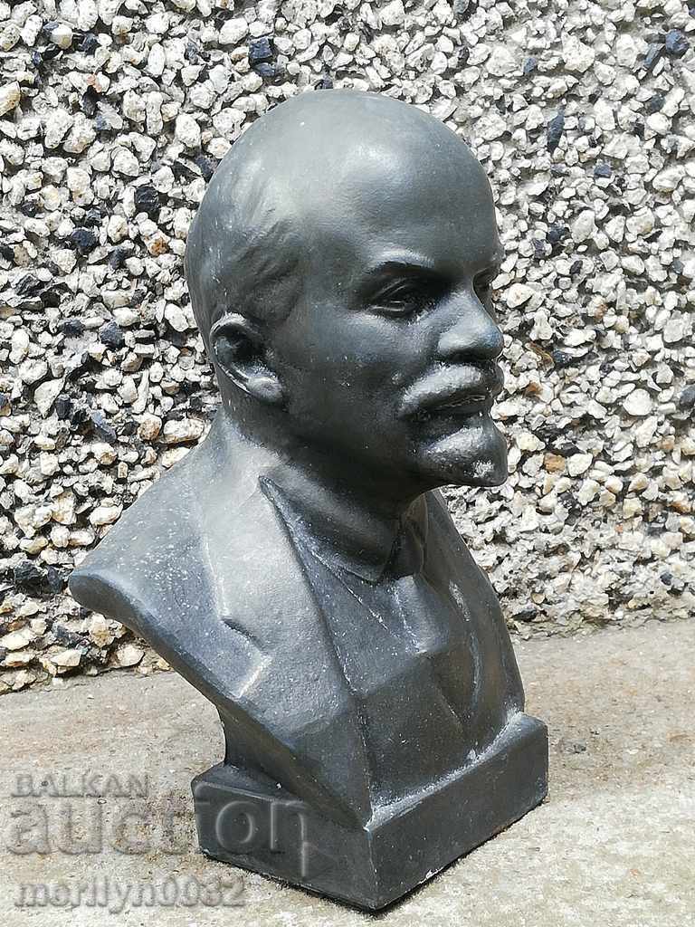 Aluminum bust of Lenin, figure, sculpture, statuette - 7 Aluminum bust of Lenin, figure, sculpture, statuette - 7