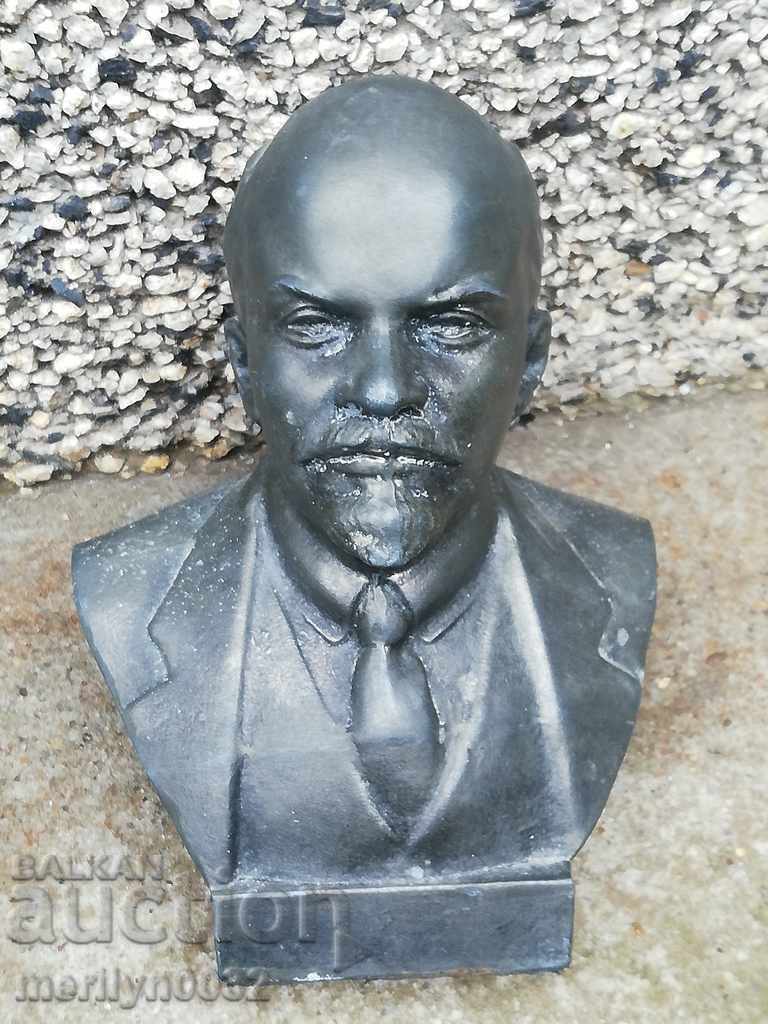 Aluminum bust of Lenin, figure, sculpture, statuette