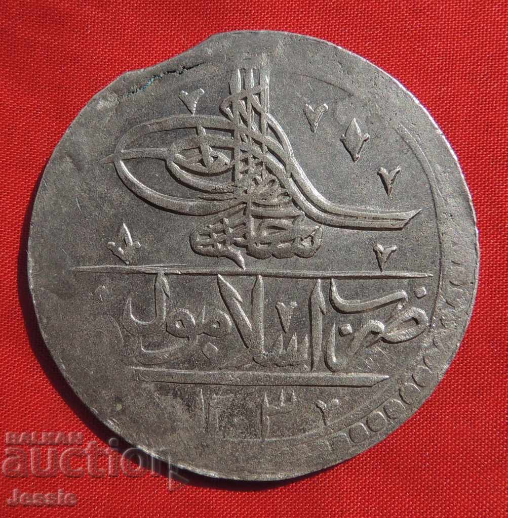 Yuzluk ( 100 Para ) Imperiul Otoman AH 1203 / 8 Selim III Yuzluk ( 100 Para ) Imperiul Otoman AH 1203 / 8 Selim III