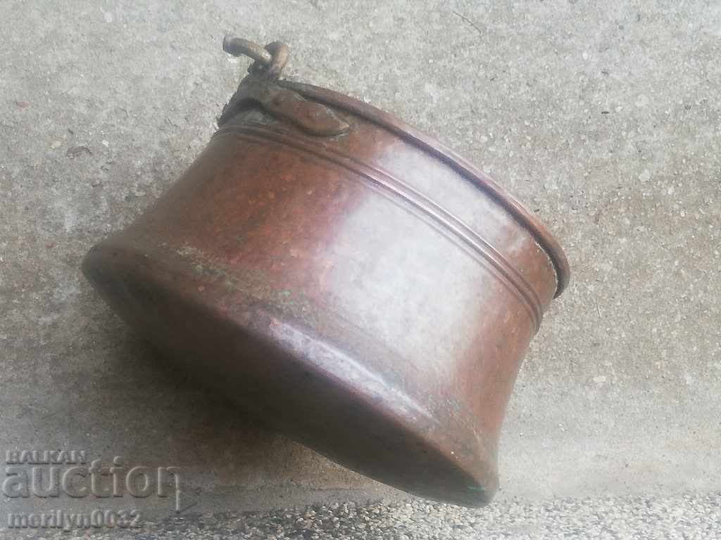 Old boiler copper pot baker coin - 5 Old boiler copper pot baker coin - 5