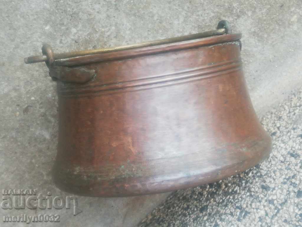 Old boiler copper pot baker coin - 6 Old boiler copper pot baker coin - 6