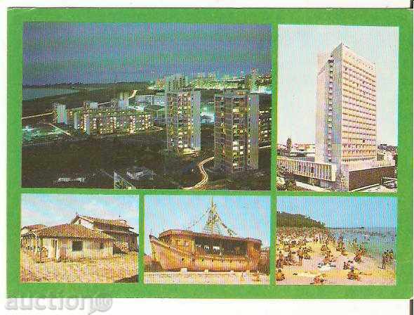 Καρτ ποστάλ Βουλγαρία Μπουργκάς 9 *