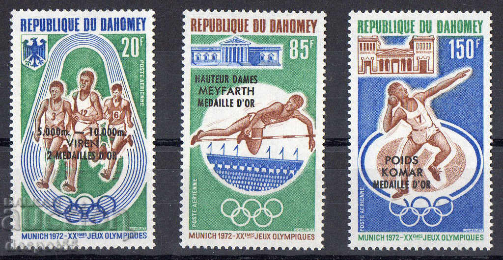 1972. Dahomei. Jocurile Olimpice - München, Germania. NADP.
