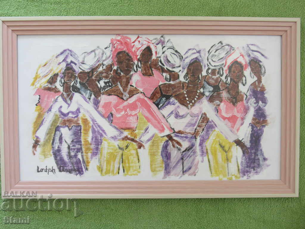 Dancing women - painting with oil with price 69.00 BGN | € 35.28 Dancing women - painting with oil with price 69.00 BGN | € 35.28