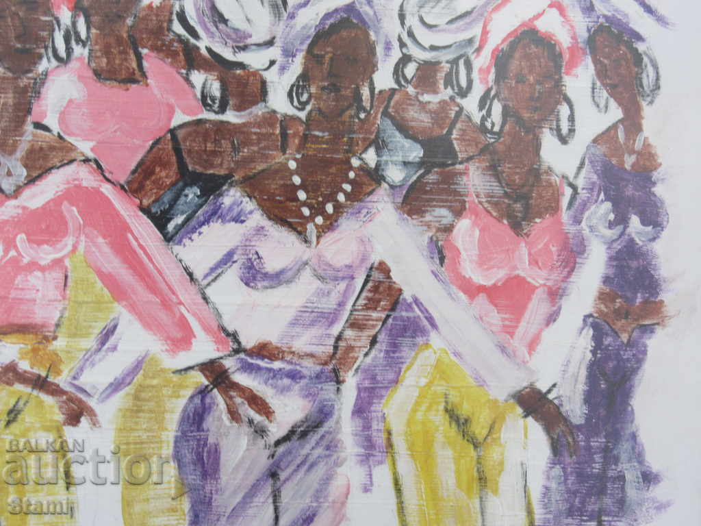 Dancing women - painting with oil - 5 Dancing women - painting with oil - 5