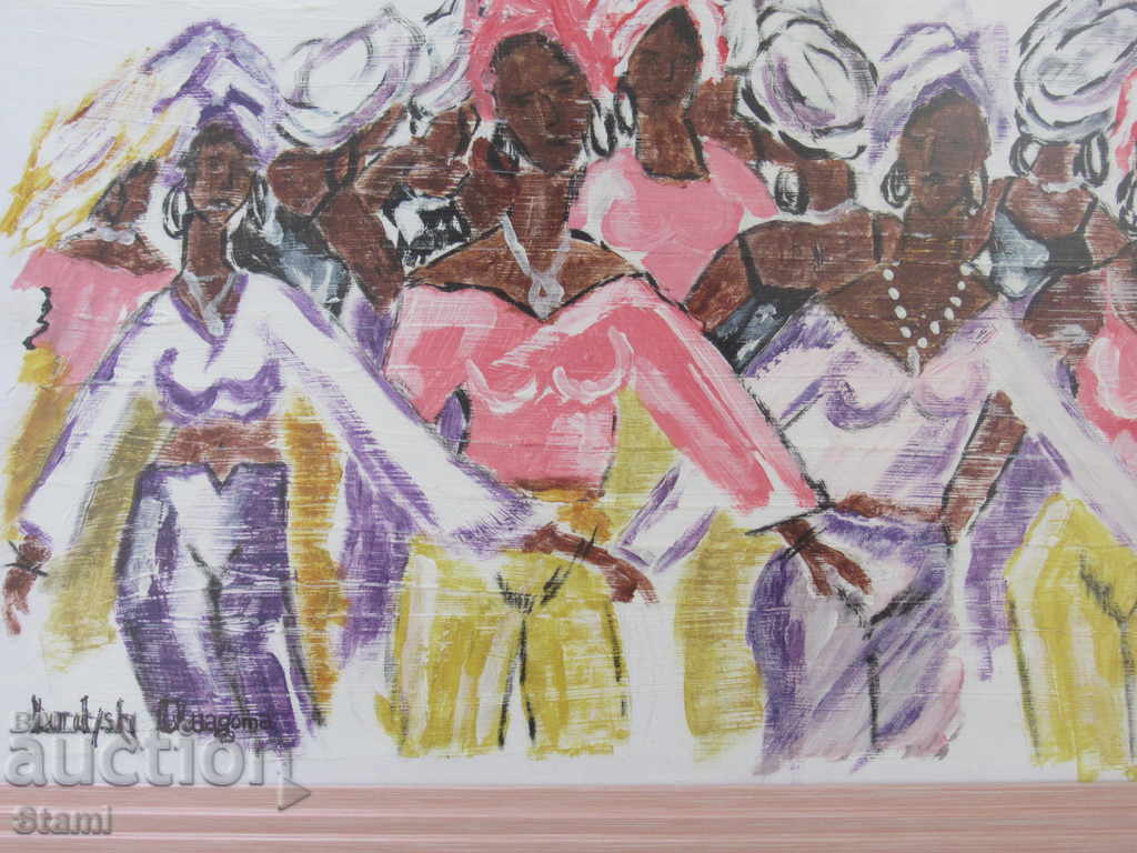 Dancing women - painting with oil - 7 Dancing women - painting with oil - 7