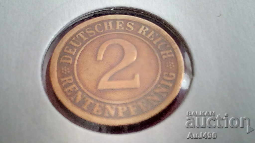 2 RENTENPFENNIG 1924  (XF)*